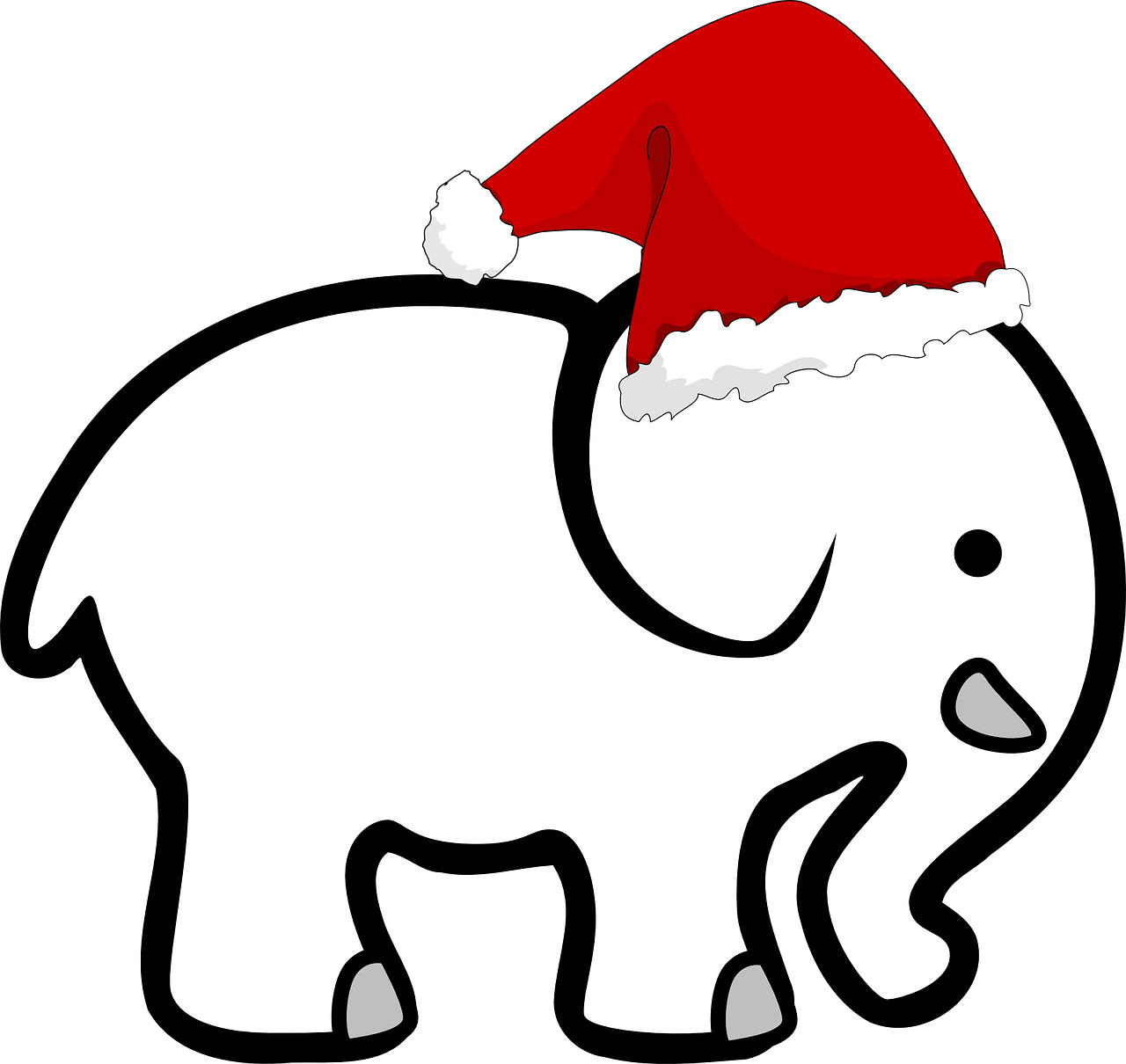 White Elephant Hat 